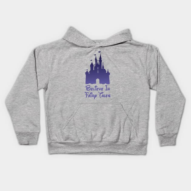 Believe In Fairy Tales Kids Hoodie by MPopsMSocks